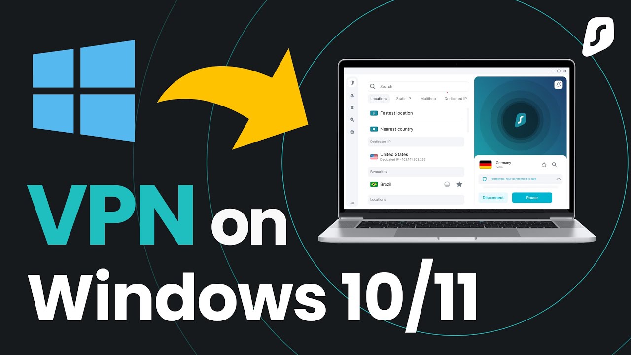 Set-up Surfshark VPN on Windows (2022)