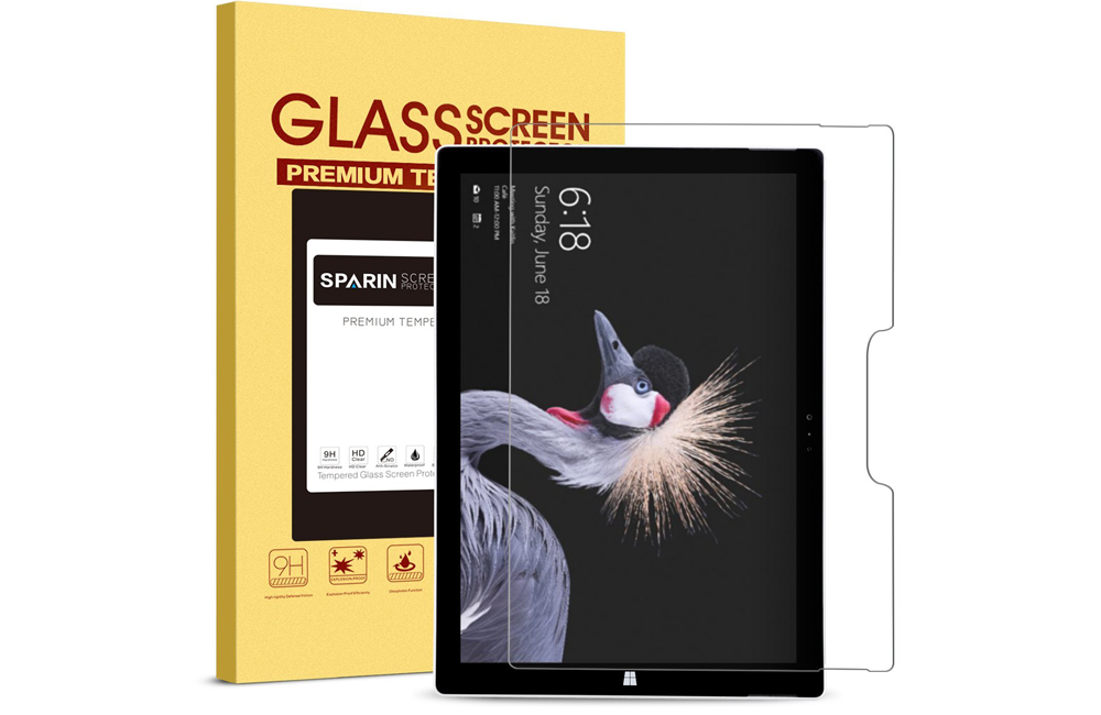 SPARIN Tempered Glass for Microsoft Tablet