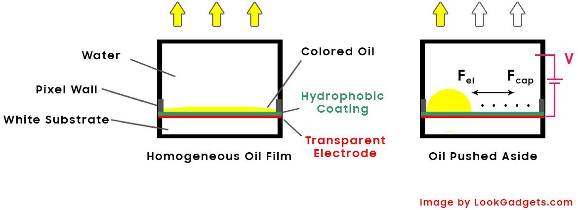 How Electrowetting Display Works