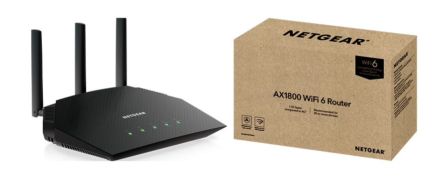 Netgear R6700AX AX1800 Fios compatible router